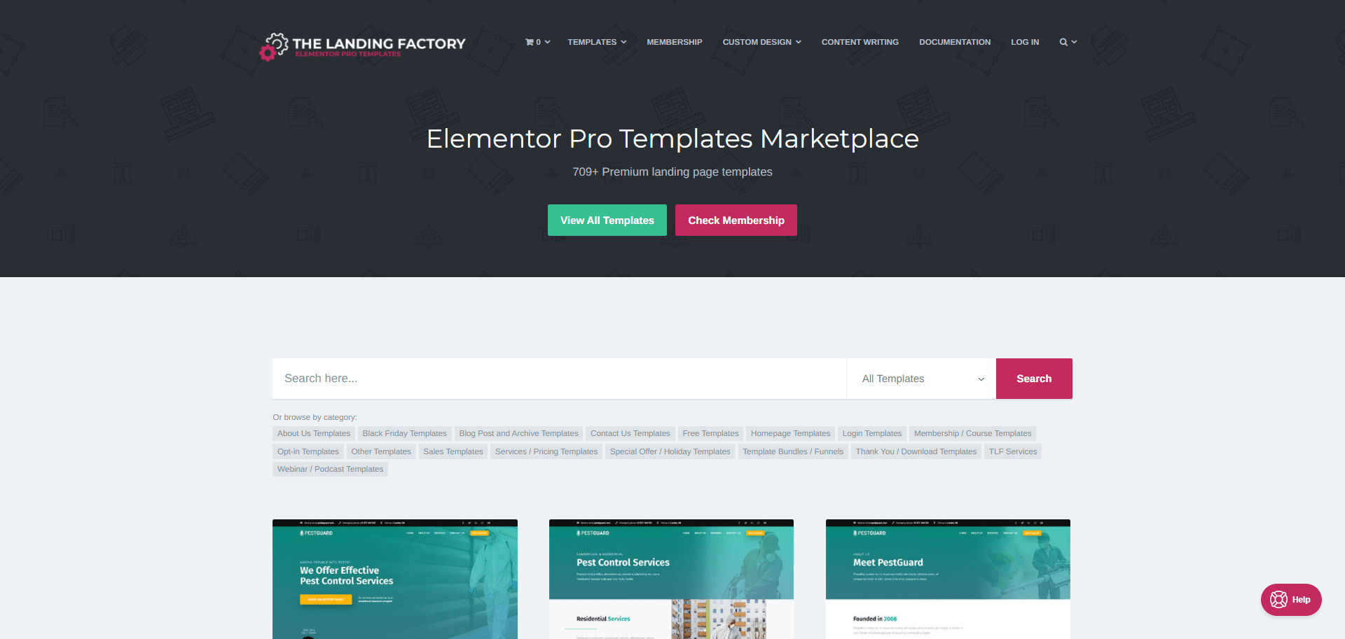 elementor templates free download