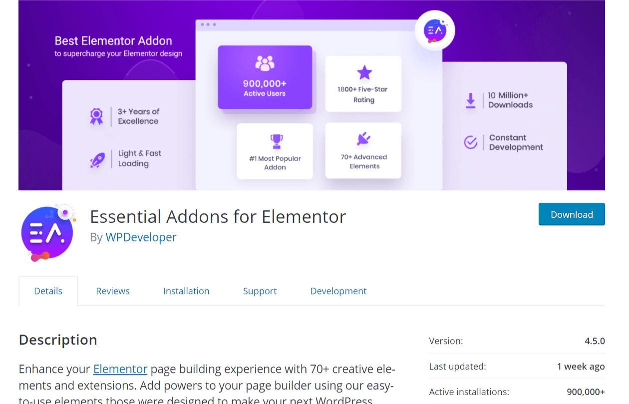 essential addons for elementor