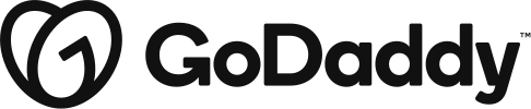 GoDaddy Logo Black