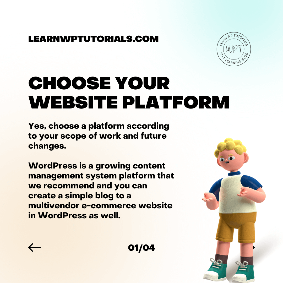 Choose Your Website Platform