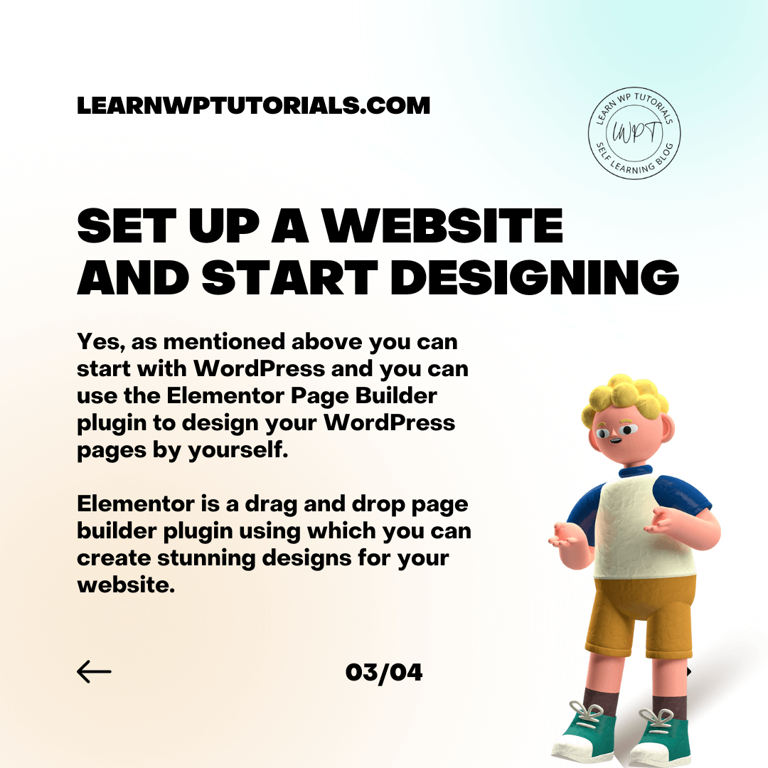 Set Up a Website and Start Designing