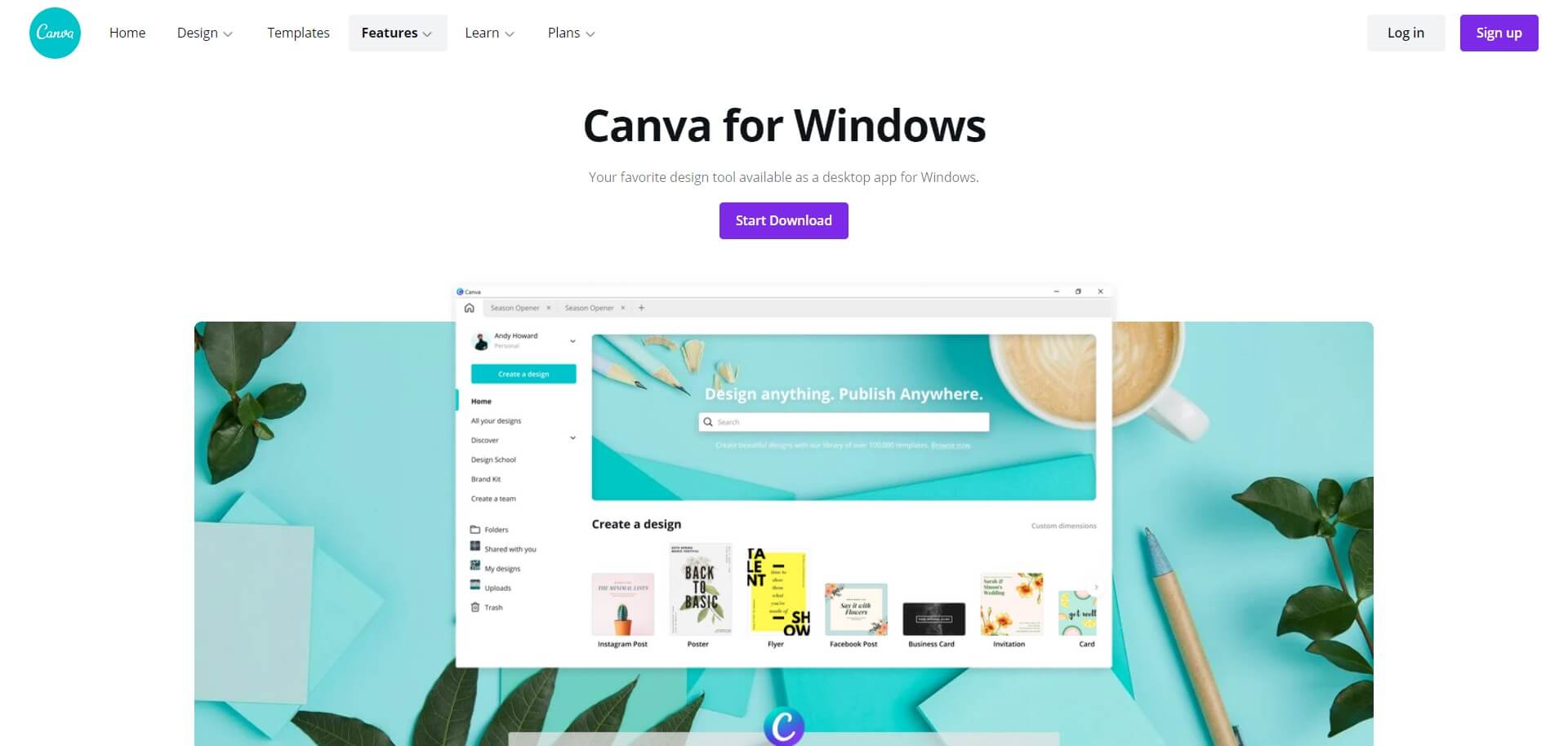 canva app for pc, canva app for windows